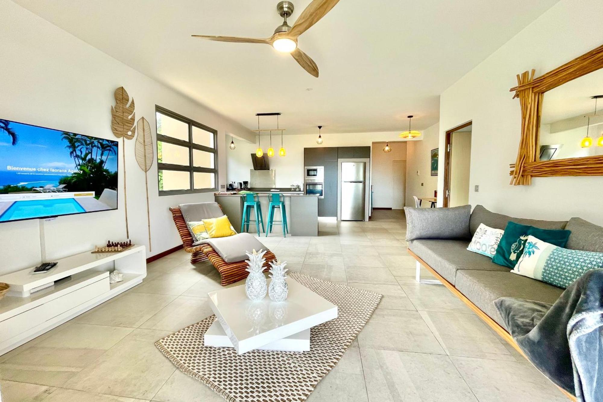 Manuia Luxury Apartment - Tahiti Punaauia -Wi-Fi Netflix Pool & Gym Экстерьер фото